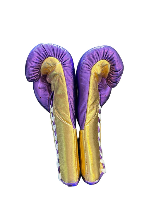 No Boxing No Life" - Morado metálico/Dorado