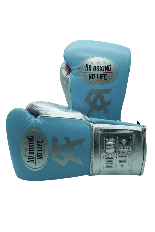 e Guantes de Entrenamiento - Edición Canelo - Blanco/ Marrón Metálico