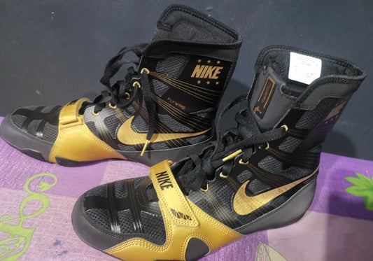 Nike Hyperko Zapatillas de boxeo Edición Especial blanco/oro