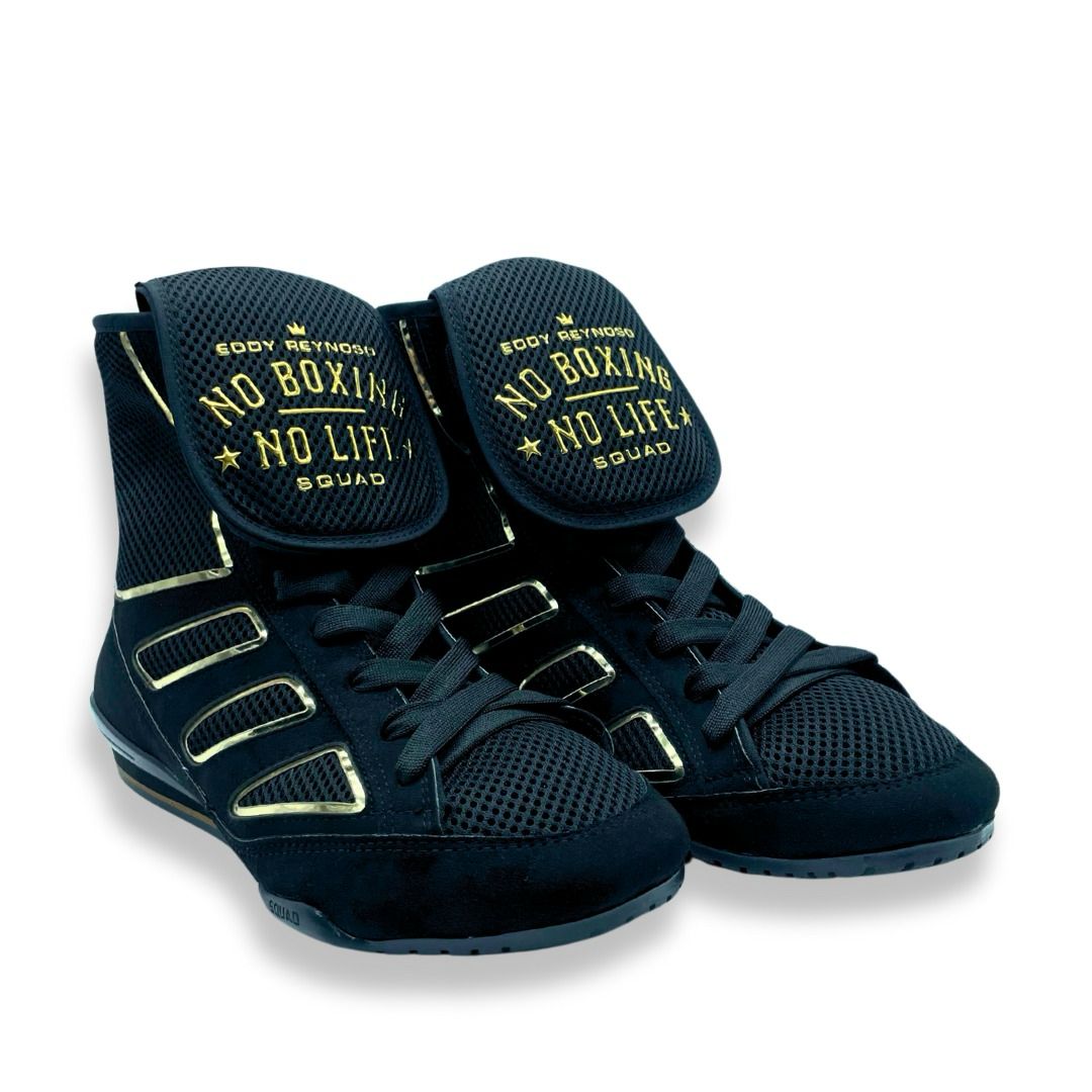 No Boxing No Life - Botas de boxeo - Negro/ Dorado