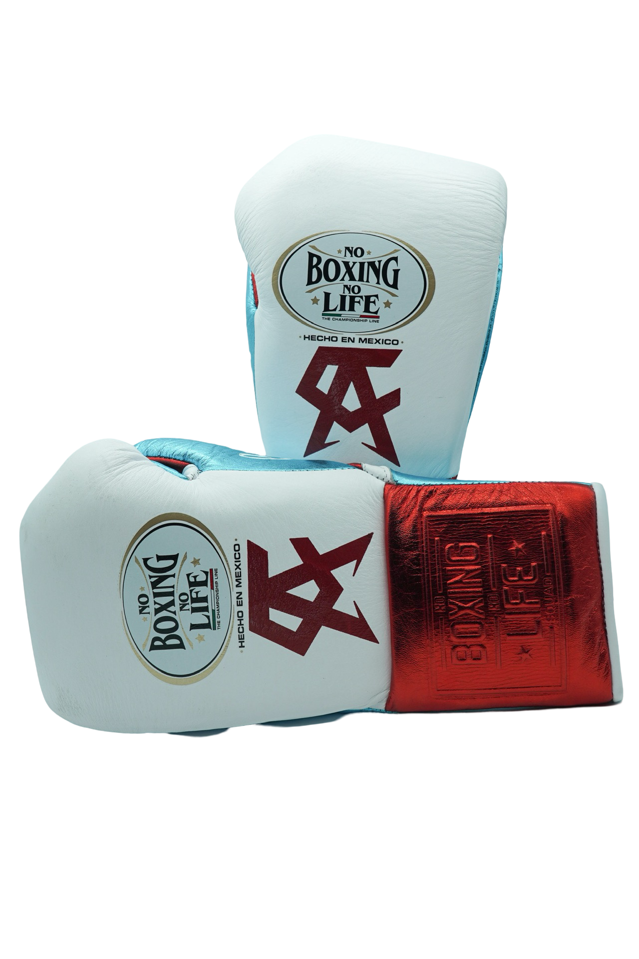 "No Boxing No Life" - Edición Canelo - Blanco/Verde azulado metalizado/Rojo metalizado