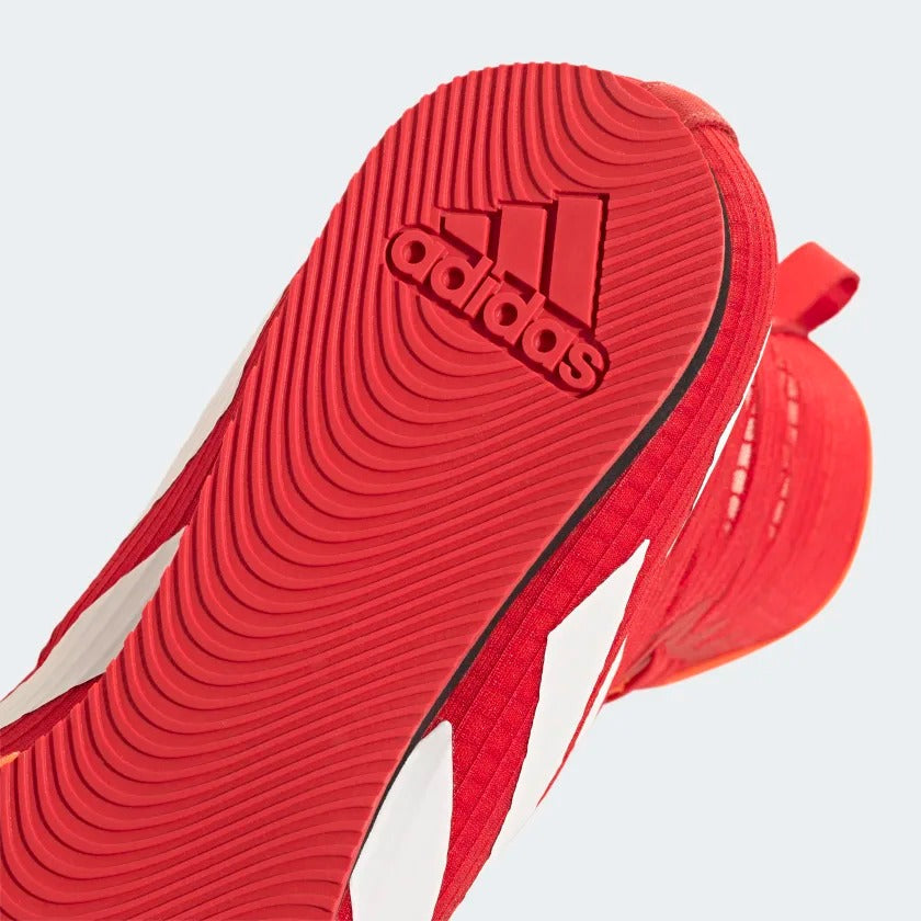Zapatos de boxeo adidas box hog 4 - rojo