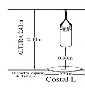 Costal Cleto Reyes para boxeo en piel, grande