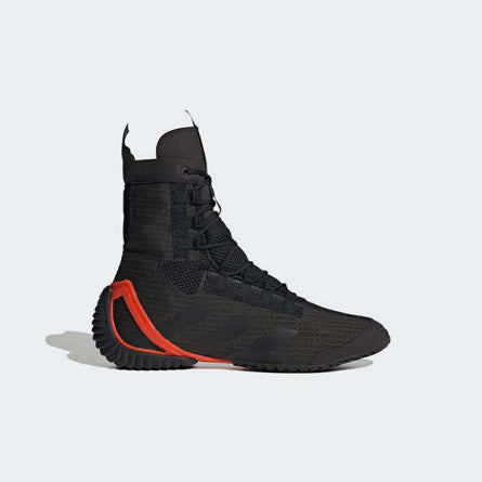 Zapatillas de boxeo Adidas Speedex 23 Edición limitada (negro/naranja)