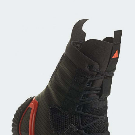 Zapatillas de boxeo Adidas Speedex 23 Edición limitada (negro/naranja)