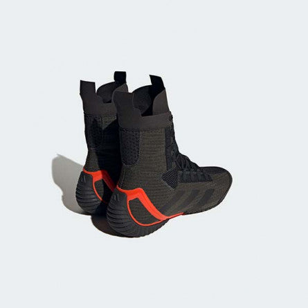 Zapatillas de boxeo Adidas Speedex 23 Edición limitada (negro/naranja)