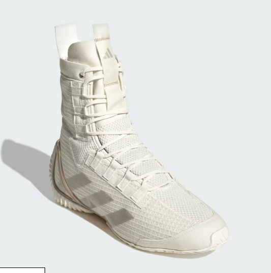 Zapatillas de boxeo Adidas Speedex 23 Edición limitada (blanco/beige)