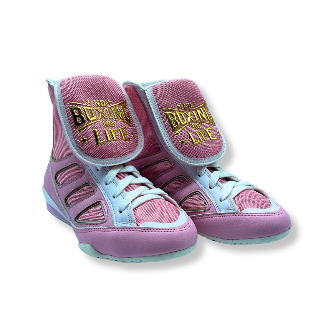 No Boxing No Life - Botas de boxeo - Rosa/ Azul