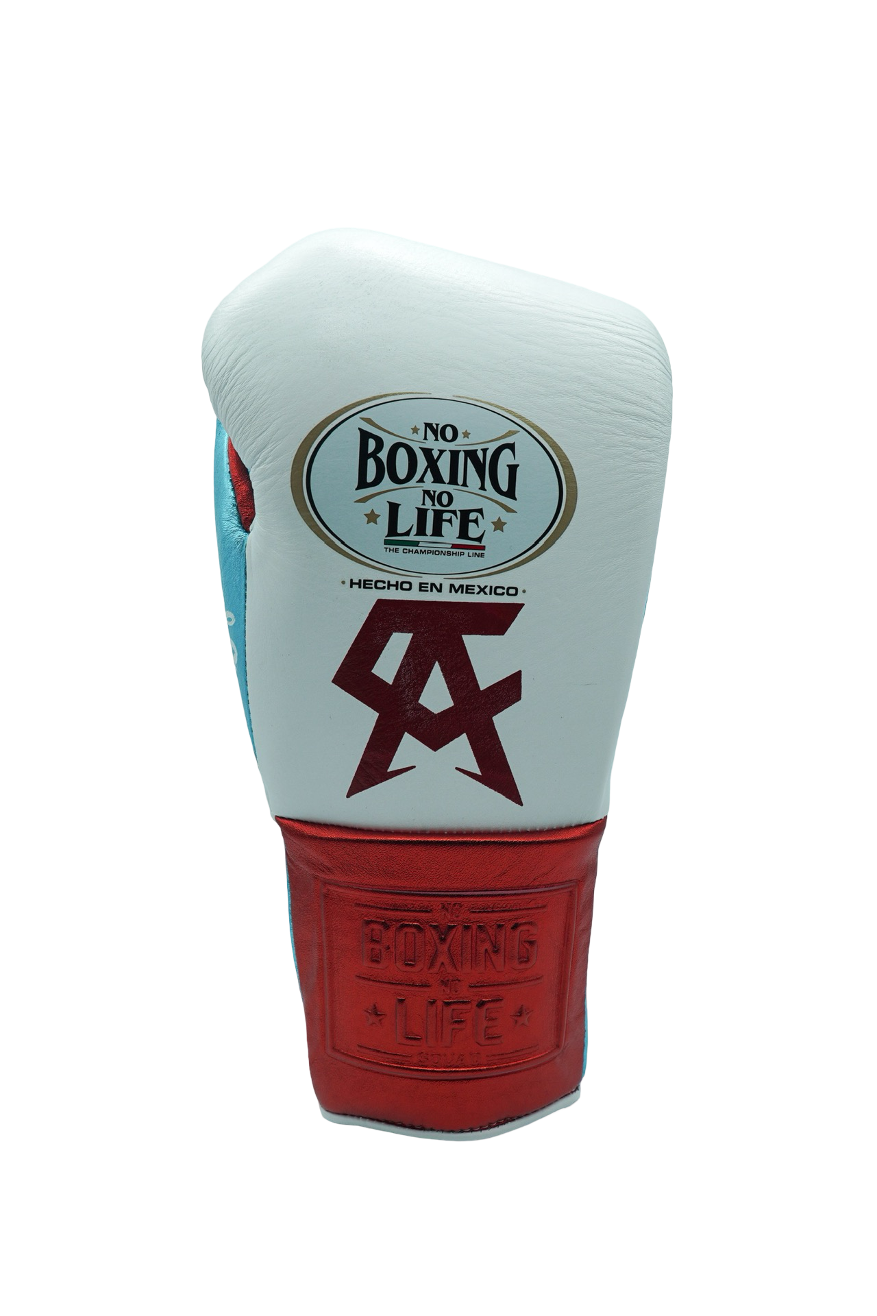 "No Boxing No Life" - Edición Canelo - Blanco/Verde azulado metalizado/Rojo metalizado