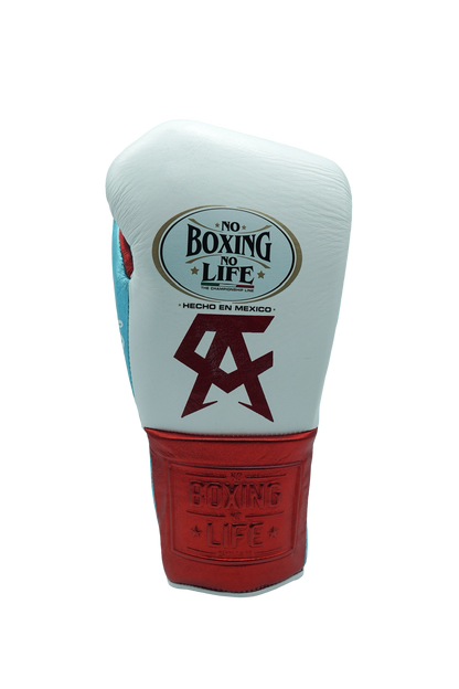 "No Boxing No Life" - Edición Canelo - Blanco/Verde azulado metalizado/Rojo metalizado