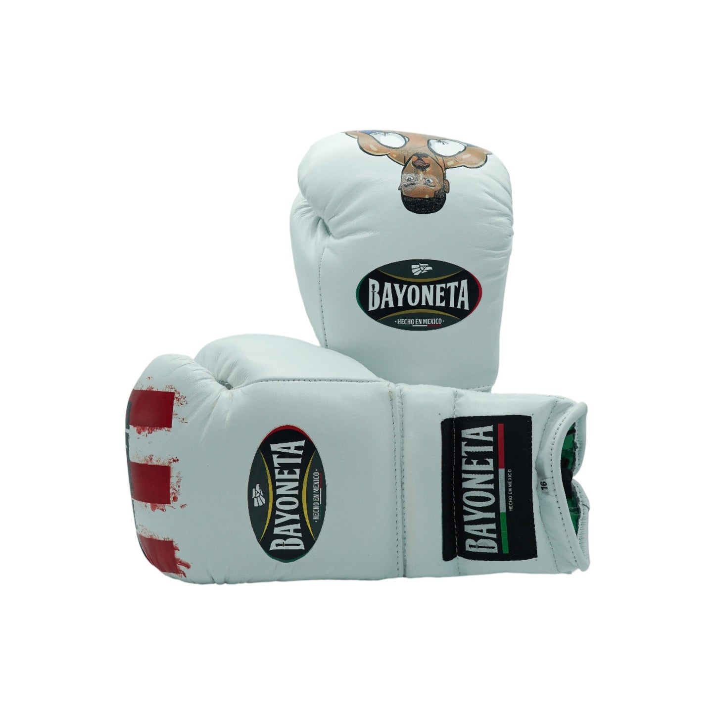 "Cartoon Creed" Hand Painted - White