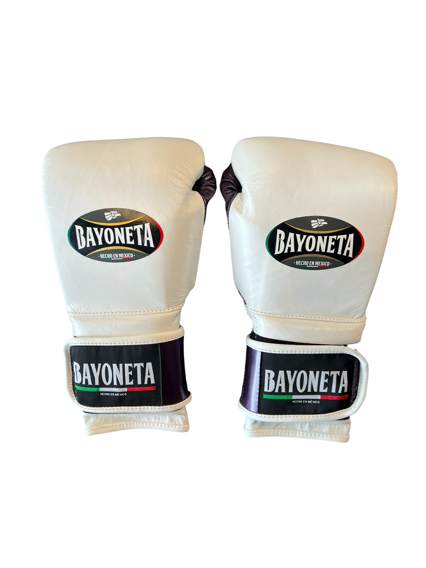 Guantes de látex Bayoneta MX - Blanco/Morado