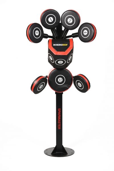 Maestro de sparring de barra de boxeo