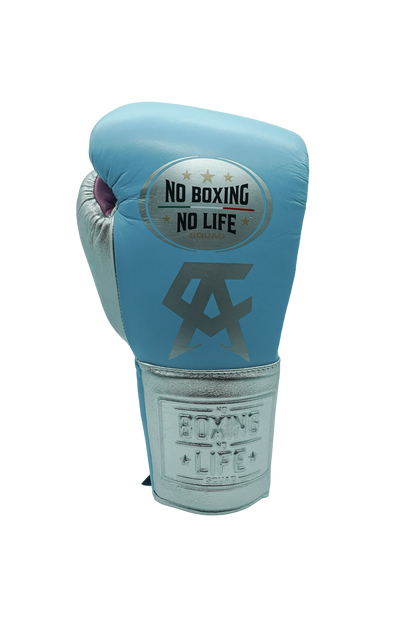 e Guantes de Entrenamiento - Edición Canelo - Blanco/ Marrón Metálico