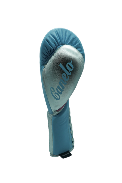 e Guantes de Entrenamiento - Edición Canelo - Blanco/ Marrón Metálico