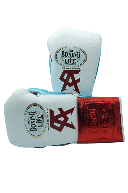 "No Boxing No Life" - Edición Canelo - Blanco/Verde azulado metalizado/Rojo metalizado