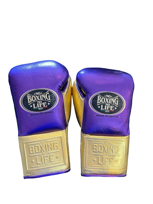No Boxing No Life" - Morado metálico/Dorado
