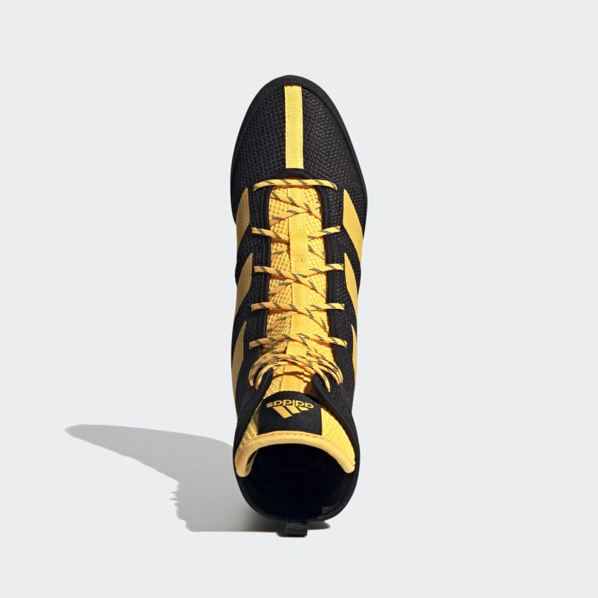 Zapatos de boxeo adidas box hog 3 - negro/oro