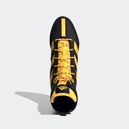 Zapatos de boxeo adidas box hog 3 - negro/oro