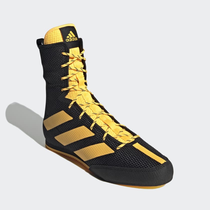Zapatos de boxeo adidas box hog 3 - negro/oro