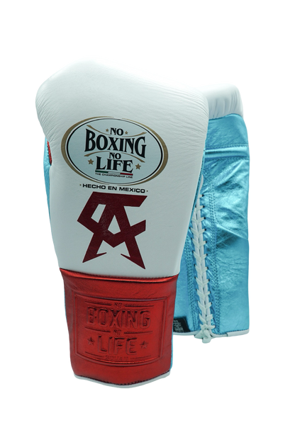 "No Boxing No Life" - Edición Canelo - Blanco/Verde azulado metalizado/Rojo metalizado
