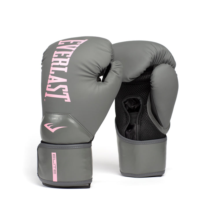 Guantes de Box Elite 2 Gris Rosa Everlast