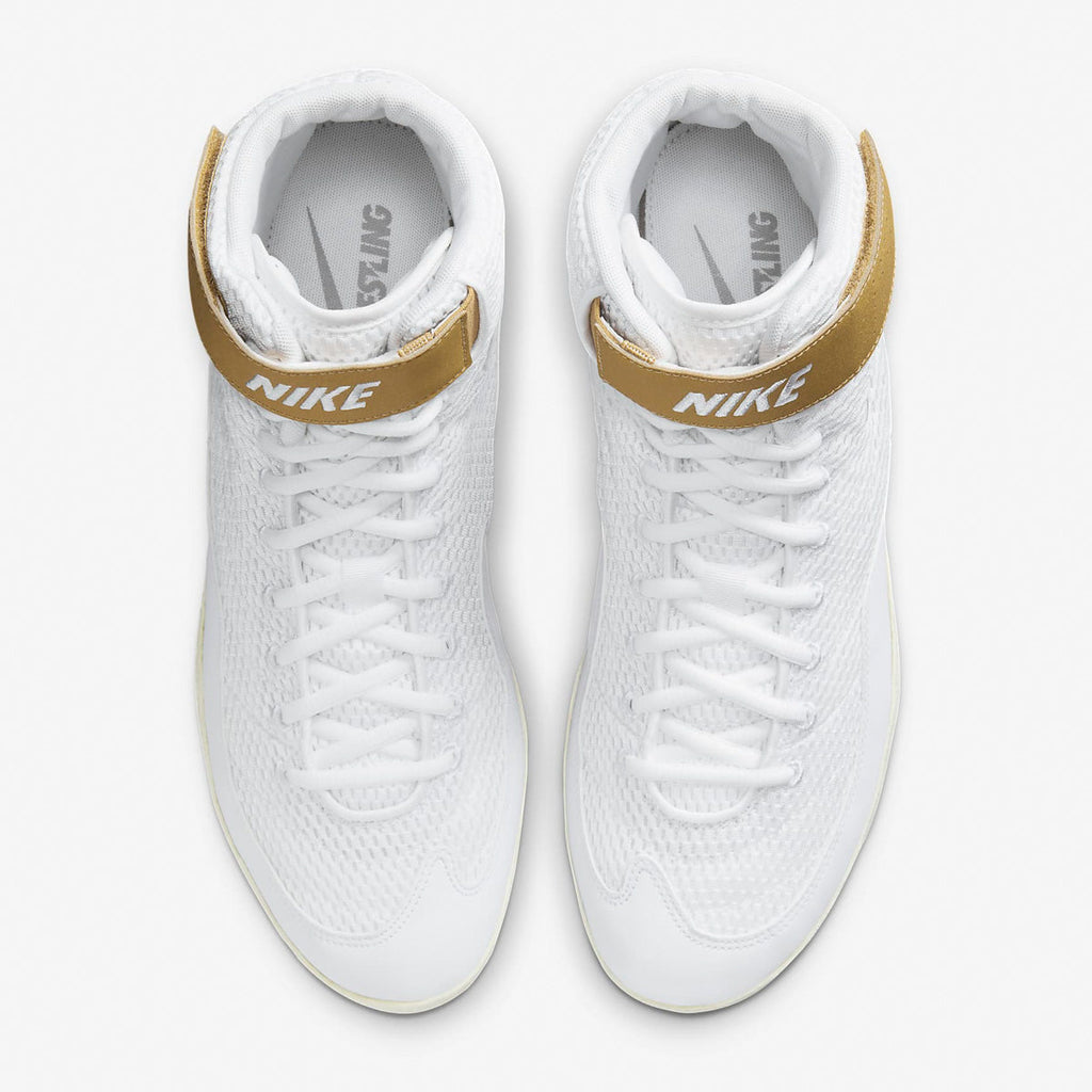 Zapatillas de lucha-Lucha Nike Inflict 3 Blanco-Oro