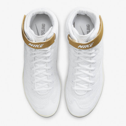 Zapatillas de lucha-Lucha Nike Inflict 3 Blanco-Oro