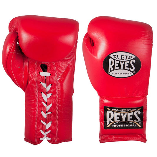 Guantes  con agujeta, en piel
